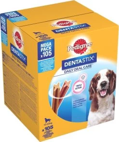 Pedigree Dentastix Kauwstaven - Gebitsverzorgende Hondensnacks - Medium - 105 Stuks -Pet Care Verkoop 1007x1200