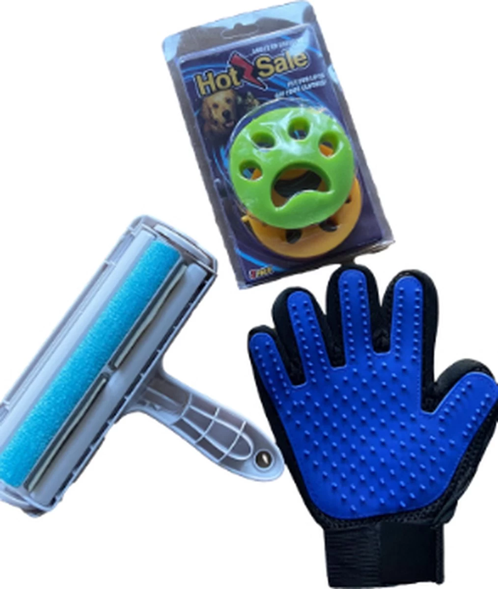 Merkloos 3 In 1 Anti Dierenhaar Set - Pluizenverwijderaar & Haarverwijderaar + Kledingroller + Handschoen | Huisdierhaar Verwijderaar - Pluizenborstel – Kattenharen & Hondenharen Verwijderen - Kledingborstel - Hondenborstel - Kattenborstel - Honden - Katten 1 Merkloos 3 In 1 Anti Dierenhaar Set - Pluizenverwijderaar & Haarverwijderaar + Kledingroller + Handschoen | Huisdierhaar Verwijderaar - Pluizenborstel – Kattenharen & Hondenharen Verwijderen - Kledingborstel - Hondenborstel - Kattenborstel - Honden - Katten