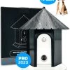 Vulpes Pets® Anti Blaf Apparaat Pro - Anti Blafband Voor Alle Honden - Luxe Hondentrainer - Diervriendelijk & Zonder Schok - Inclusief 9V Batterij - Waterbestendig - Ophangbaar - Instelbare Ultrasone Niveauregeling - 4 Standen