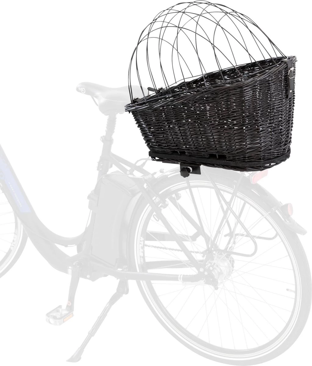 Trixie Fietsmand - Voor Bagagedrager -n35x49x55 Cm - Zwart 10 Trixie Fietsmand - Voor Bagagedrager -n35x49x55 Cm - Zwart - Afbeelding 10