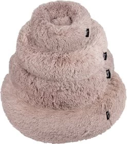 District 70 FUZZ - Hondenmand Comfortabel En Zacht Pluche - Zand, Oudroze, Donkergrijs En Lichtgrijs In S/M/L/XL - Maat: Medium, Kleur: Zand -Pet Care Verkoop 1053x1200 2
