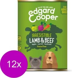 Edgard & Cooper Lam & Rund Blik - Voor Volwassen Honden - Hondenvoer - 12 X 400g -Pet Care Verkoop 1101x1200 1