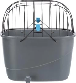 Trixie Fietsmand Voor Bagagedrager Met Draadkoepel Kunststof Grijs (46X36X47 CM) -Pet Care Verkoop 1105x1200 6