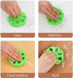 Merkloos Wasmachine Herbruikbare Haarverwijderaar - Huisdierhaar Verwijderaar - Anti Haren - Accessoires Wasmachine - Groen - 1 Stuks -Pet Care Verkoop 1121x1200