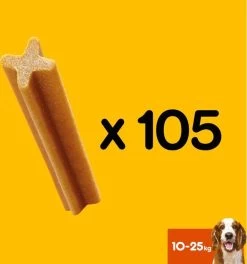 Pedigree Dentastix Kauwstaven - Gebitsverzorgende Hondensnacks - Medium - 105 Stuks -Pet Care Verkoop 1124x1200 3