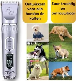 AVE Pets® Volledige Hondentondeuse Set Met Display - Draadloos Tondeuse - Scheerapparaat Voor Je Hond Of Kat - Huisdier Trimmer - Dierentondeuse - Dieren Verzorging -Pet Care Verkoop 1127x1200