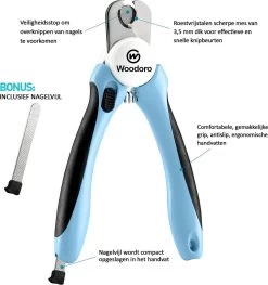 Woodoro Nagelknipper Nagelvijl Nagelschaar Voor Hond En Kat - Incl. Veiligheidsstop -Pet Care Verkoop 1128x1200 1