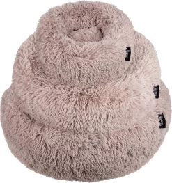 District 70 FUZZ - Hondenmand Comfortabel En Zacht Pluche - Zand, Oudroze, Donkergrijs En Lichtgrijs In S/M/L/XL - Maat: Medium, Kleur: Zand -Pet Care Verkoop 1129x1200 2
