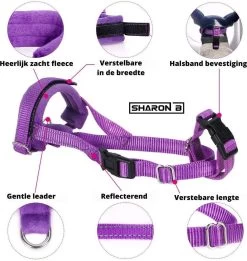 Sharon-B Muilkorf Turquoise Maat S - Fleece - Reflecterend - Kleine Hond -Pet Care Verkoop 1135x1200 1