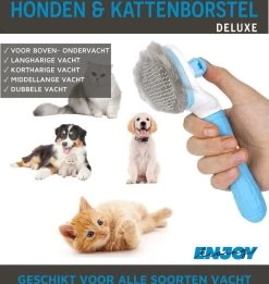 Professionele Kattenborstel/Hondenborstel + BONUS - Bovenvacht | Ondervacht - Langharige | Kortharige - Haarverwijderaar Voor Huisdieren - Kattenkam - Hondenkam -Pet Care Verkoop 1137x1200