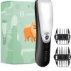 Essential Goods Professionele Hondentondeuse – Hondentrimmer - Draadloos – Opzet Kammen – Dik/Dunne Vacht - Honden/Katten - Zwart/Zilver