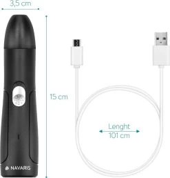 Navaris Elektrische Nagelvijl Voor Huisdieren - Met Diamanten Vijlkop - Voor Honden, Katten En Konijnen - Ook Voor Vogelsnavels - Draadloos -Pet Care Verkoop 1149x1200 1