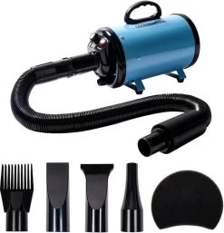 Merkloos Edward&DeVries Professionele Hondenföhn Met 4 Opzetstukken – Waterblazer Voor Honden – Stil Design – Krachtig + Extra Filter & Droogdoek - Blauw -Pet Care Verkoop 1154x1200 2