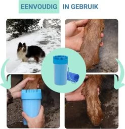 TIKKENS Hondenpoten Reiniger 2-in-1 - Hondenborstel - Hondenpoot Reiniger - Huisdier Poot Wassen - Hondenverzorging - Honden Wassen - Inclusief Microvezeldoek - XL -Pet Care Verkoop 1163x1200