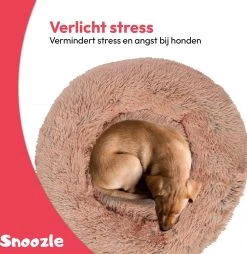 Snoozle Donut Hondenmand - Zacht En Luxe Hondenkussen - Wasbaar - Fluffy - Hondenmanden - 100cm - XXL - Dark Coffee -Pet Care Verkoop 1165x1200 6