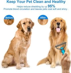 Igoods Professionele 2-Zijdige Ondervacht Kam Voor Hond En Kat - Hondenborstel – Kattenborstel -Pet Care Verkoop 1172x1200 2