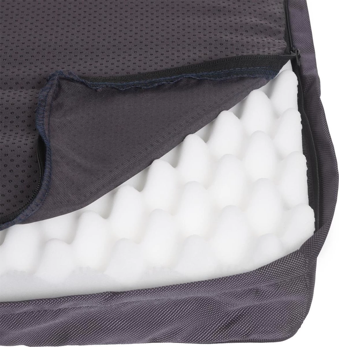 Snoozle Orthopedische Hondenmand - Zacht En Luxe Hondenkussen - Hondenbed - Wasbaar - Hondenmanden - L - 91cm - Grijs 4 Snoozle Orthopedische Hondenmand - Zacht En Luxe Hondenkussen - Hondenbed - Wasbaar - Hondenmanden - L - 91cm - Grijs - Afbeelding 4