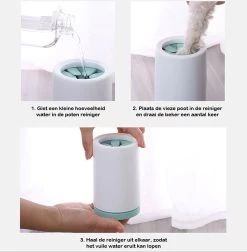 Merkloos Hondenpoten Reiniger - Hond - Kat - Hondenborstel - Grijs -Pet Care Verkoop 1176x1200