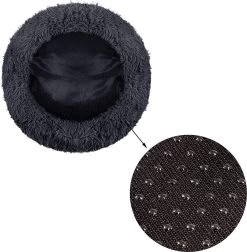 Springos Hondenmand | Superzacht En Luxe | Wasbaar | Donut | Fluffy | Hondenkussen | 50cm | Grijs 8 Springos Hondenmand | Superzacht En Luxe | Wasbaar | Donut | Fluffy | Hondenkussen | 50cm | Grijs -Pet Care Verkoop 1176x1200 8
