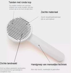 Kattenborstel - Kattenkam - Hondenborstel - Kattenhaar Verwijderaar - Haarverwijderaar Voor Huisdieren - Kattenhaar - Hondenhaar - Haarverwijderaar Voor Huisdieren - Langharig/Kortharig - Katten Accessoires - Katten - Blauwe Kleur -Pet Care Verkoop 1178x1200