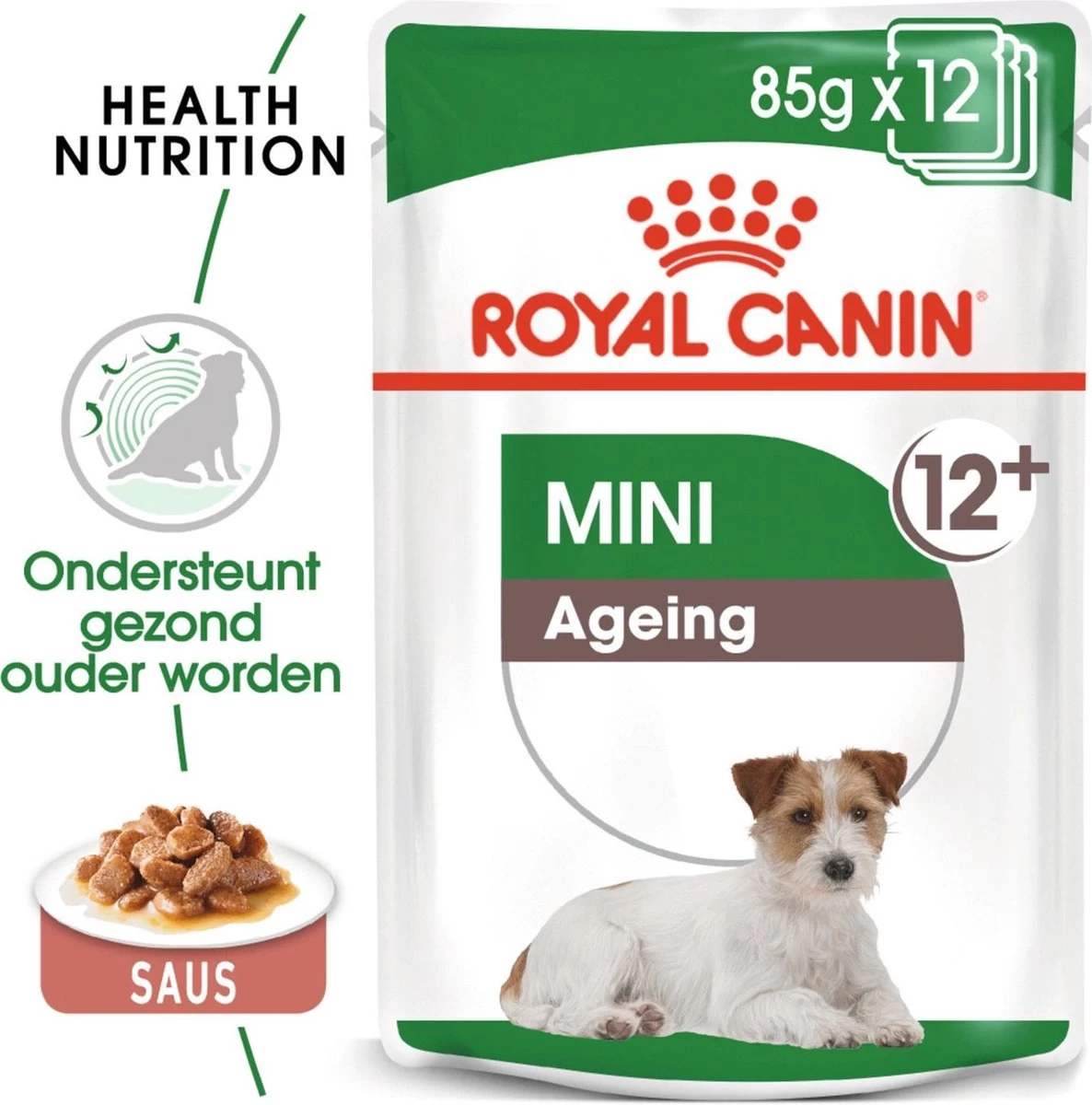 Royal Canin Shn Mini Ageing 12plus Pouch - Hondenvoer - 12x85 G 7 Royal Canin Shn Mini Ageing 12plus Pouch - Hondenvoer - 12x85 G - Afbeelding 7