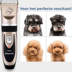 LifeGoods Hondentondeuse - Voor Katten En Honden - Complete Set - 5 Standen - Draadloos - Oplaadbaar - Goud/Zwart -Pet Care Verkoop 1187x1200 5