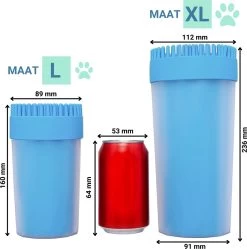 TIKKENS Hondenpoten Reiniger 2-in-1 - Hondenborstel - Hondenpoot Reiniger - Huisdier Poot Wassen - Hondenverzorging - Honden Wassen - Inclusief Microvezeldoek - XL -Pet Care Verkoop 1192x1200 2