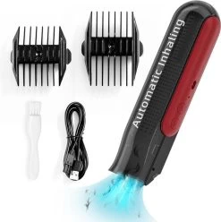 Pet Lovers - Hondentondeuse - Hondentondeuse - Automatische Inhalerende Haren - Dierentondeuse - Hondentrimmer - Hondentondeuse Dikke Vacht - Tondeuse Voor Honden - Hondentondeuse - Draadloos - 2 Opzetkammen - Honden En Katten Tondeuse