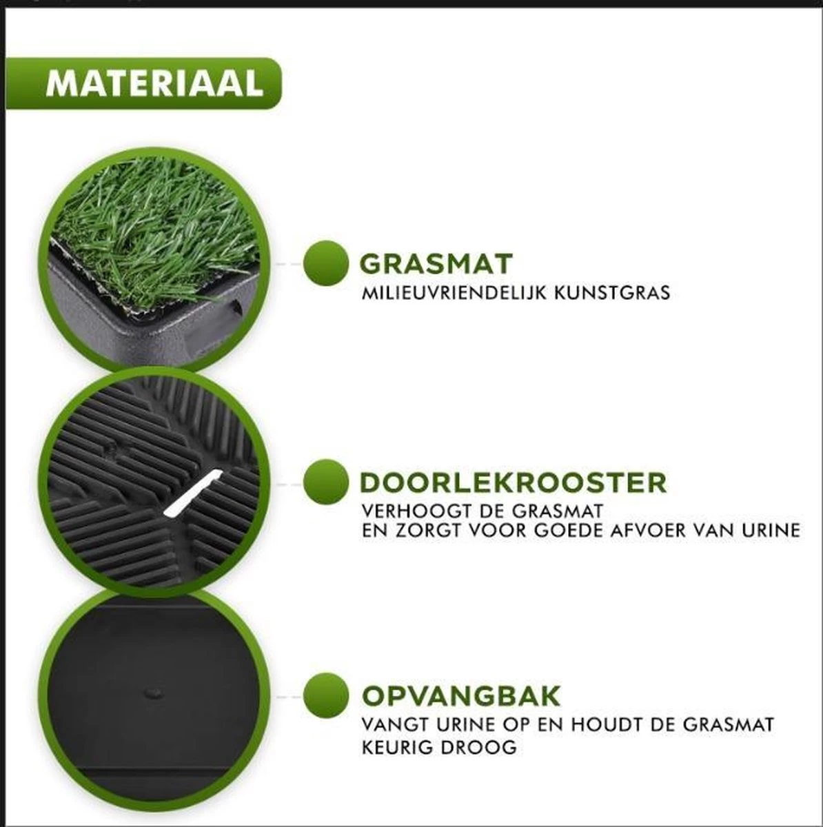 Toivo HondenToilet Kunstgras - Zwart - Geurafstotend - 62 X 49 X 6.6 CM - Honden Wc Outdoor - Zindelijkheidstraining Hond - Puppy Pads - Dierentoilet 4 Toivo HondenToilet Kunstgras - Zwart - Geurafstotend - 62 X 49 X 6.6 CM - Honden Wc Outdoor - Zindelijkheidstraining Hond - Puppy Pads - Dierentoilet - Afbeelding 4