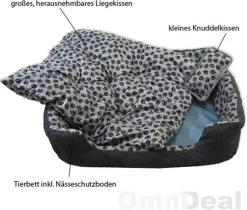 Eyepower Hondenbed 82x70x20 Cm Hondenkussen Wasbaar Dierenkussen Dierlijk Bed Kattenbed Kattenbed... -Pet Care Verkoop 1200x1020 1