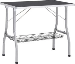 VIDAXL Hondentrimtafel Verstelbaar Met 2 Lussen En Opbergschap -Pet Care Verkoop 1200x1027 3