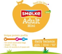 Smolke Adult Mini - Hondenvoer - 3 Kg -Pet Care Verkoop 1200x1050 2