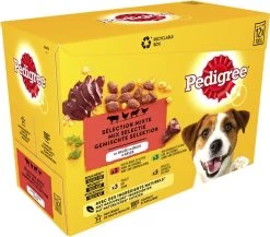Pedigree Adult Honden Natvoer - Vlees & Gevogelte In Gelei - 4 X 6 Stuks -Pet Care Verkoop 1200x1052 2