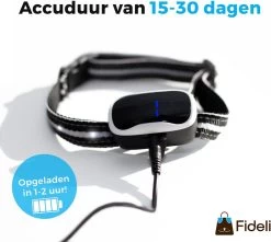 Fideli Anti Blafband - Zonder Schok - Grote En Kleine Honden - Oplaadbaar - LED Verlichte Band -Pet Care Verkoop 1200x1073