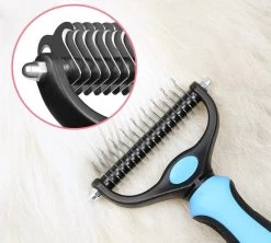 Merkloos 2 Zijdige Ondervacht Hondenkam - Hondenborstel Kortharig/Langharig - Kattenkam - Klittenkam Kat/Hond - Kattenborstel - 10 Cm. -Pet Care Verkoop 1200x1078