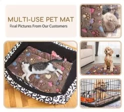 Nobleza Benchkussen - Dierenkussen - Hondenkussen - Kattenkussen - Benchmat - Dierenmat - Hondenmat - Kattenmat - Bruin - Maat S -Pet Care Verkoop 1200x1082 1