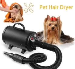 Merkloos Edward&DeVries Professionele Hondenföhn Met 4 Opzetstukken – Waterblazer Voor Honden – Stil Design – Krachtig + Extra Filter - Zwart -Pet Care Verkoop 1200x1098 2