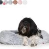 Snoozle Donut Hondenmand - Zacht En Luxe Hondenkussen - Wasbaar - Fluffy - Hondenmanden - 60cm - Lichtgrijs