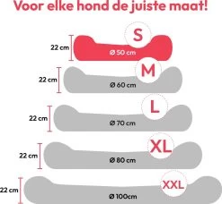 Snoozle Donut Hondenmand - Zacht En Luxe Hondenkussen - Wasbaar - Fluffy - Hondenmanden - 50cm - Grijs -Pet Care Verkoop 1200x1110 6