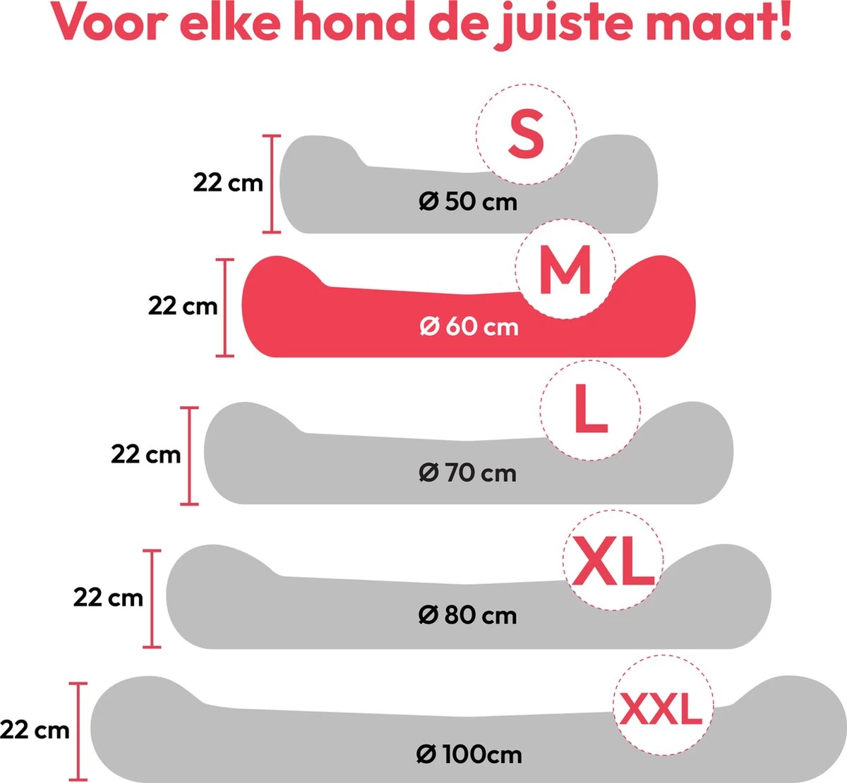 Snoozle Donut Hondenmand - Zacht En Luxe Hondenkussen - Wasbaar - Fluffy - Hondenmanden - 60cm - Lichtgrijs 8 Snoozle Donut Hondenmand - Zacht En Luxe Hondenkussen - Wasbaar - Fluffy - Hondenmanden - 60cm - Lichtgrijs - Afbeelding 8