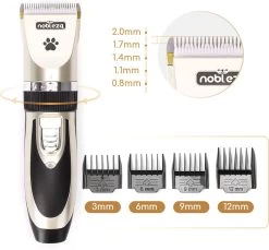 Nobleza B78 - Dieren Tondeuse Set - 4 Opzetkammen - Voor Huisdieren Katten & Honden - Draadloos 11 Nobleza B78 - Dieren Tondeuse Set - 4 Opzetkammen - Voor Huisdieren Katten & Honden - Draadloos -Pet Care Verkoop 1200x1113 1