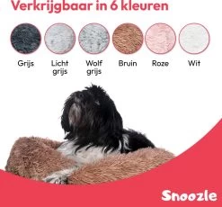 Snoozle Donut Hondenmand - Zacht En Luxe Hondenkussen - Wasbaar - Fluffy - Hondenmanden - 100cm - XXL - Dark Coffee -Pet Care Verkoop 1200x1118 4