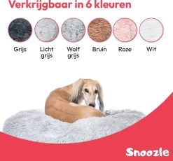Snoozle Donut Hondenmand - Zacht En Luxe Hondenkussen - Wasbaar - Fluffy - Hondenmanden - 60cm - Lichtgrijs 16 Snoozle Donut Hondenmand - Zacht En Luxe Hondenkussen - Wasbaar - Fluffy - Hondenmanden - 60cm - Lichtgrijs -Pet Care Verkoop 1200x1118 7