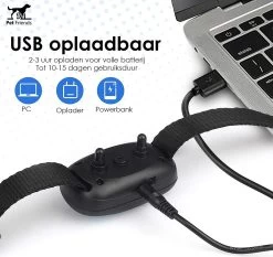 PetFriends Anti Blafband Zonder Schok - Gratis Hondenfluit - USB Oplaadbaar - Anti Blaf Apparaat - Opvoedingshalsband - Voor Grote En Kleine Honden -Pet Care Verkoop 1200x1130 2