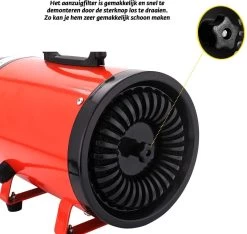 Gridbyt Professionele Hondenföhn – Waterblazer Voor Honden – Voor Een Mooie Vacht – Rood -Pet Care Verkoop 1200x1137 3