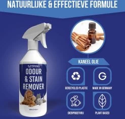 Petsly Odour & Stain Remover - Geurverwijderaars - Urine Vlekken Verwijderen Urinegeur Verwijderen Met Plantaardige Enzymen - 1L 11 Petsly Odour & Stain Remover - Geurverwijderaars - Urine Vlekken Verwijderen Urinegeur Verwijderen Met Plantaardige Enzymen - 1L -Pet Care Verkoop 1200x1142 3