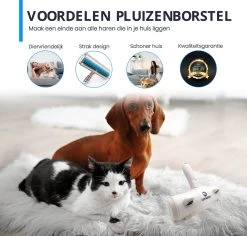 Luxgoods Huisdierhaar Verwijderaar - Blauw - Kunststof- Huisdierhaar Verwijderaar - Hondenhaar - Pluizenborstel -Pet Care Verkoop 1200x1146 1