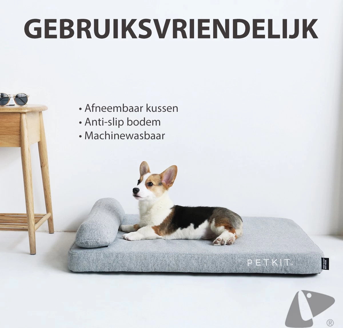 PETKIT® Deep Sleep Bed - Hondenmand - Kattenmand - Memory Foam - Orthopedisch - Maat M 4 PETKIT® Deep Sleep Bed - Hondenmand - Kattenmand - Memory Foam - Orthopedisch - Maat M - Afbeelding 4