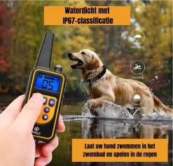 W&Z® Anti Blafband Inclusief Afstandsbediening- 3-60KG - Diervriendelijk - Zonder Schok - Vibratie/Audio/Licht - Anti Blaf Band - Water Bestendig -Pet Care Verkoop 1200x1149 2