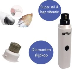 By Fredge® Elektrische Nagelvijl Voor Huisdieren - Nagel Trimmer Hond, Kat En Konijn - Nagelvijl Huisdieren - Nagel Vijl Kat - 100% Veilig - USB Oplaadbaar - Lage Vibratie En Geluid - Draadloos - Wit 8 By Fredge® Elektrische Nagelvijl Voor Huisdieren - Nagel Trimmer Hond, Kat En Konijn - Nagelvijl Huisdieren - Nagel Vijl Kat - 100% Veilig - USB Oplaadbaar - Lage Vibratie En Geluid - Draadloos - Wit -Pet Care Verkoop 1200x1150